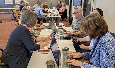 tekom Europe delegates in a workshop group 