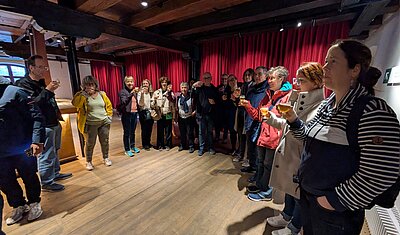 tekom Europe delegates in the Carlsberg brewery exhibition in Copenhagen