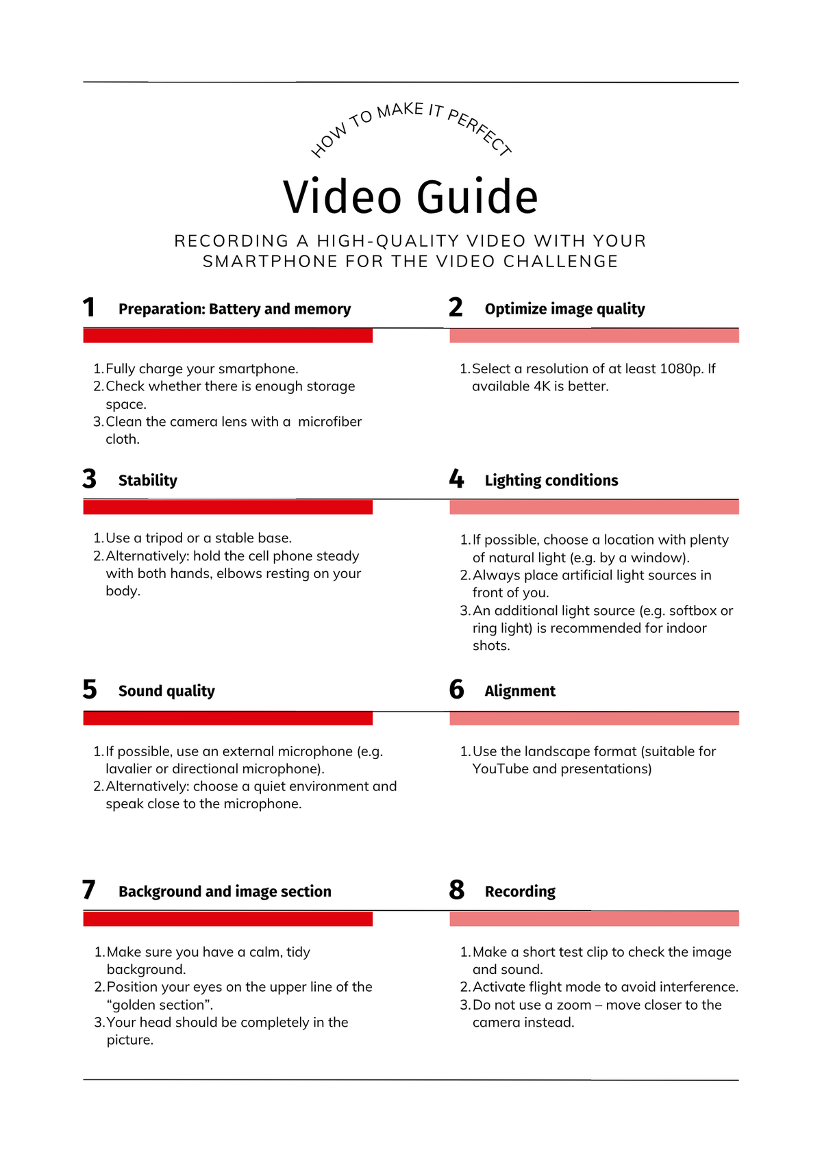 Video Guide for Download